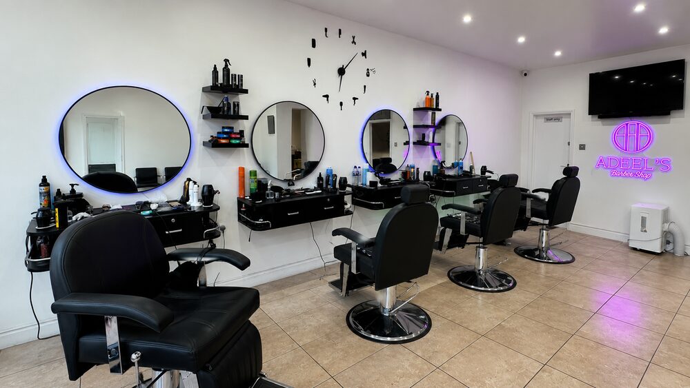 Inside Adeel's Barbershop